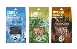 Räucherwerk - Räucherharze - Räuchermischungen von Aromandise - Les Encens du Monde